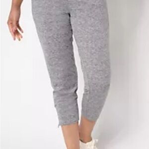 Denim&Co Light Gray Ankle Pants